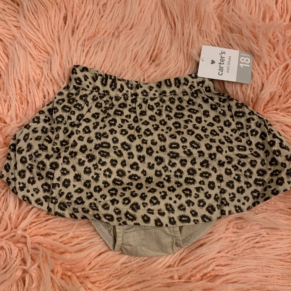 Leopard Print Skirt w/ Matching Bloomers by Carters